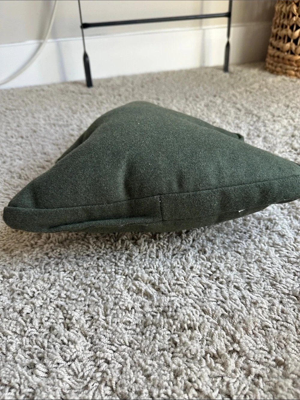 Holiday Tree Plush Pillow - Dark Green